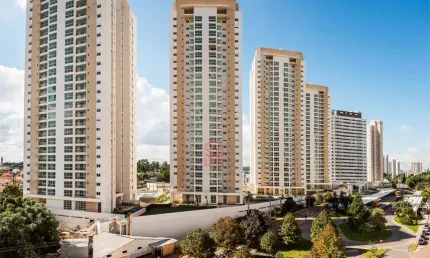 Apartamento à venda em curitiba-pr, campo comprido: 4 quartos, 1 suíte, 2 salas, 2 banheiros, 2 vagas, 131,76 m².