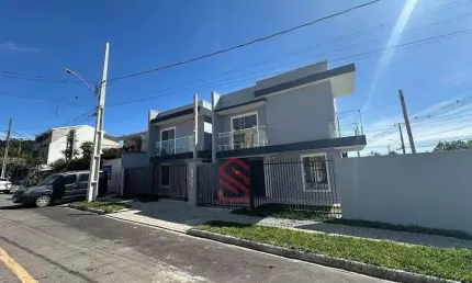 Sobrado à venda em Curitiba-PR, Cidade Industrial: 2 quartos, 2 salas, 2 vagas, 67,60m² de área. Venha conferir!