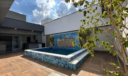 Casa em Condomínio à venda em Indaiatuba - Residencial Evidências - Piscina, Churrasqueira e Móveis Planejados