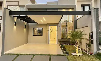 Casa com 3 dormitórios à venda, 125 m² por R$ 1.270.000,00 - Condomínio Vila Ytu - Indaiatuba/SP