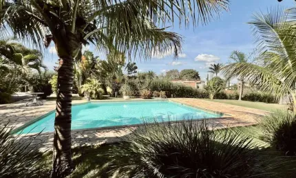 Linda chácara com piscina em indaiatuba - condomínio terras de itaici - imperdível