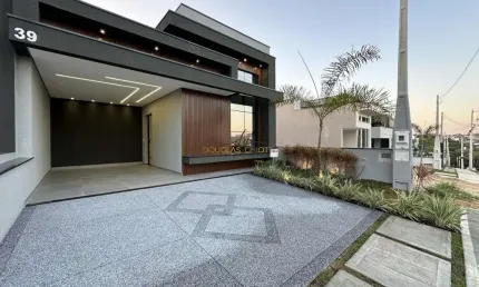 Casa em condomínio em indaiatuba - pronto para morar - condomínio park gran reserve