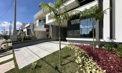 Casa em Condomínio loteamento Park Gran Reserve  Novo em Indaiatuba - Portaria 24h - Academia - Quadra de Tênis