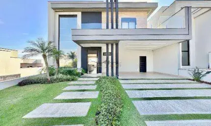 Casa em Condomínio à venda em Indaiatuba - Residencial Milano, Mobiliado, com Piscina Aquecida e Sauna Privativa