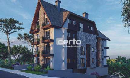 Apartamento com 1 dormitório à venda, 40 m² - Várzea Grande - Gramado/RS