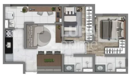 APARTAMENTO COM 2 QUARTOS PARA VENDA, VILA MARIA BAIXA, SÃO PAULO