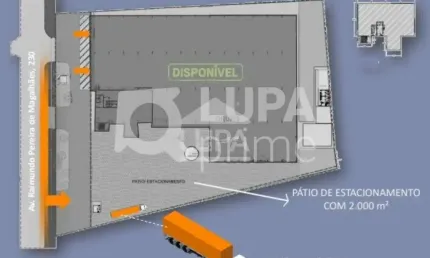 Galpão comercial com 3.155m² para locação, lapa, são paulo