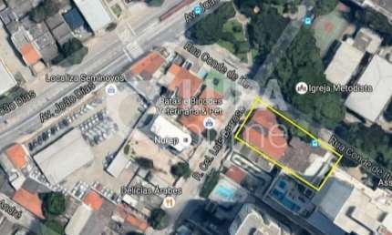 Terreno à venda na Rua Conde de Itu, 134, Santo Amaro, São Paulo