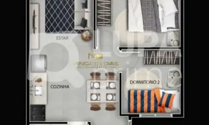 Apartamento com 2 quartos à venda na Rua Nova dos Portugueses, 1162, Chora Menino, São Paulo