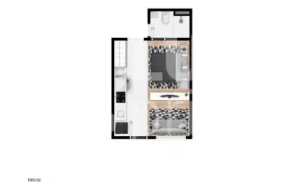 Apartamento Studio de 30m², à venda, ao lado do metrô Jardim São Paulo