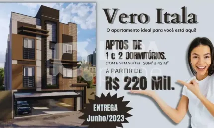 Apartamento com 2 dormitório sendo 1 suíte á venda na Vila Isolina Mazzei