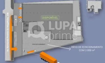 Galpão comercial com 2205 m² para locação, lapa, são paulo