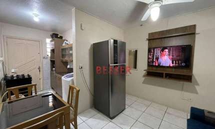 Apartamento Mobiliado, com 1 dormitório à venda, 44 m² por R$ 168.000 - Centro - Esteio/RS