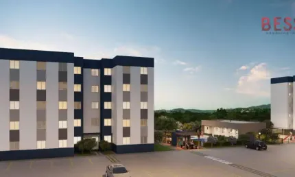 Apartamento à venda, 42 m² por R$ 189.108,34 - Canudos - Novo Hamburgo/RS