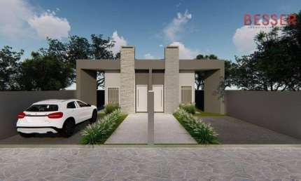 Casa com 2 dormitórios à venda, 52 m² por R$ 518.200,00 - Lago Azul - Estância Velha/RS