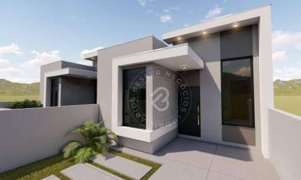 Casa com 2 dormitórios à venda, 56 m² por R$ 369.000 - Camboim - Sapucaia do Sul/RS