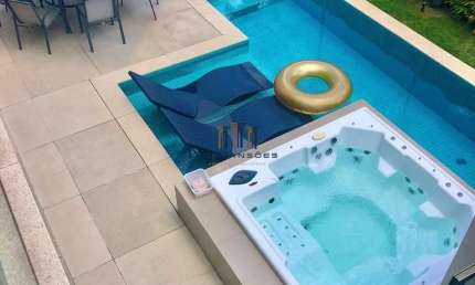 Casa mobiliada em Alphaville MG, piscina, spa e sauna 4 suites, Vespasiano