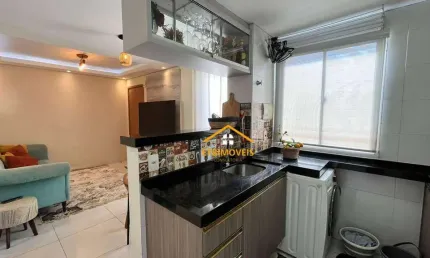 Apartamento com 2 dormitórios à venda, 49 m² por R$ 230.000 - Jardim Terramérica I - Americana/SP