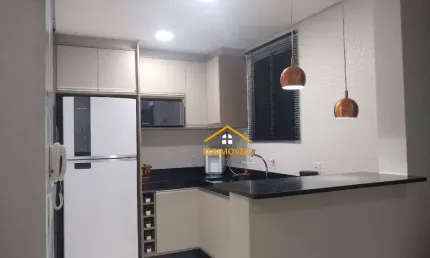 Apartamento com 2 dormitórios para alugar, 49 m² por R$ 1.700/mês - Jardim Recanto - Americana/SP