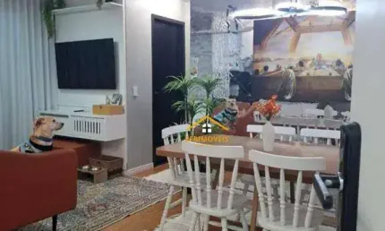 Apartamento com 2 dormitórios à venda, 46 m² por r$ 350.000,00 - residencial jardim dos ipês - nova odessa/sp