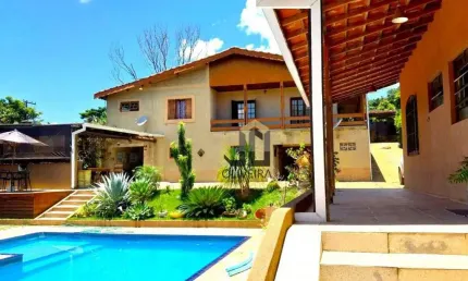 Chácara com 4 dormitórios à venda, 900 m² por r$ 1.300.000,00 - jardim estância brasil - atibaia/sp