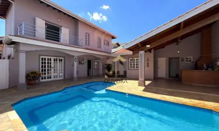 Casa com 3 dormitórios à venda, 343 m² por r$ 1.850.000,00 - jardim itaperi - atibaia/sp