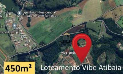 Terreno à venda, 450 m² por R$ 80.000,00 - Boa Vista - Atibaia/SP