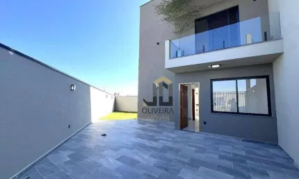 Casa com 2 suítes à venda, 80 m² por r$ 690.000 - jardim jaraguá - atibaia/sp