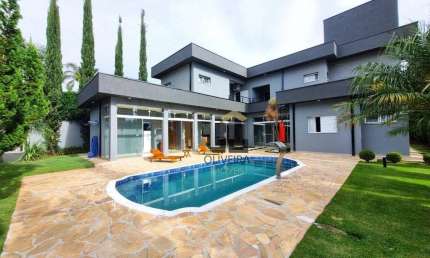 Casa com 6 dormitórios à venda, 462 m² por R$ 3.700.000,00 - Condominio Porto Atibaia - Atibaia/SP
