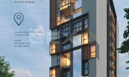 Apartamento com 1 quarto à venda na Avenida Antônio Olímpio de Morais, 919, Centro, Divinópolis