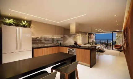 Apartamento à venda em construção no Centro, 3 quartos sendo 1 suíte com closet.