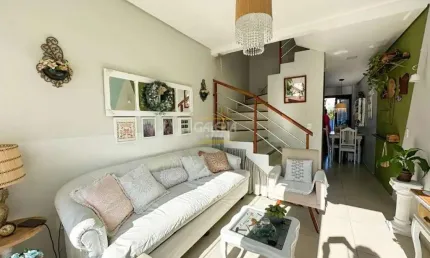 Sobrado geminado no aventureiro com 2 quartos para venda, 61 m²