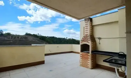 Cobertura com 2 quartos à venda na Rua Frederico Malesherbes Figueredo, 55, Maria Paula, São Gonçalo