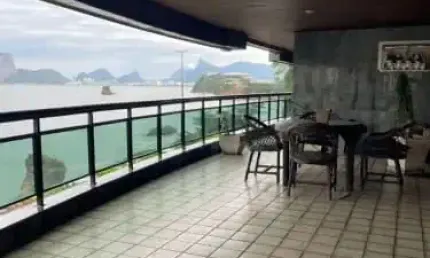 Excelente apartamento frente mar - praia de icaraí - niterói