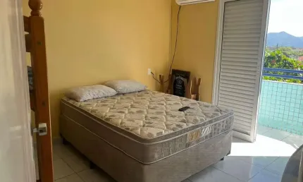 Apartamento para Venda em Mongaguá, Balneario Itaguaí, 1 dormitório, 1 banheiro, 2 vagas