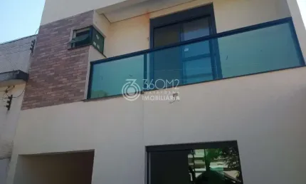 Sobrado para Venda em Santo André, Campestre, 3 dormitórios, 3 suítes, 2 vagas