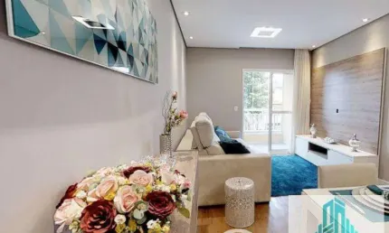 Apartamento para Venda em Santo André, Campestre, 2 dormitórios, 1 suíte, 2 banheiros, 2 vagas