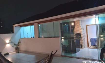 Cobertura para Venda em Santo André, Parque das Nações, 3 dormitórios, 1 suíte, 3 banheiros, 2 vagas