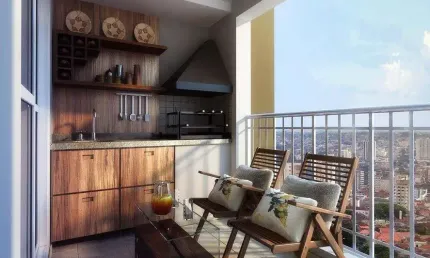 Apartamento para Venda em São Caetano do Sul, Santa Paula, 3 dormitórios, 1 suíte, 2 banheiros, 2 vagas
