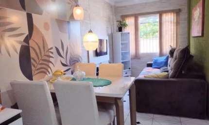 Apartamento com 1 quarto, 1 banheiro, na Martim de Sá em Caraguatatuba-SP