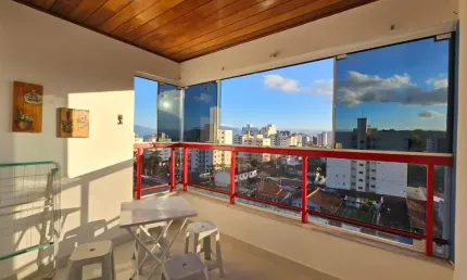Lindo apartamento mobiliado com 2 dormitórios em martim de sá