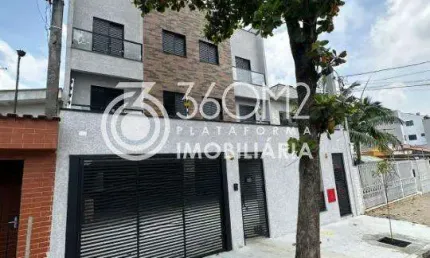 Cobertura para venda em santo andré, vila curuçá, 2 dormitórios, 1 suíte, 3 banheiros, 2 vagas