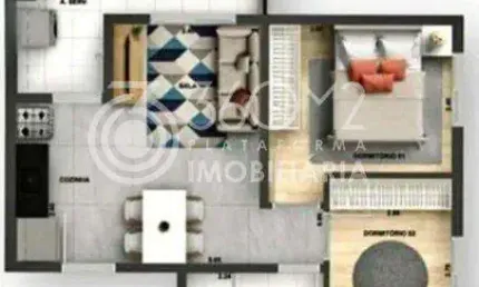 Apartamento para Venda em São Paulo, Jardim Santa Emília, 2 dormitórios, 1 banheiro