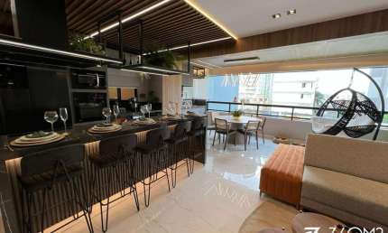 Apartamento para Venda em Santo André, Jardim, 3 dormitórios, 3 suítes, 4 banheiros, 3 vagas