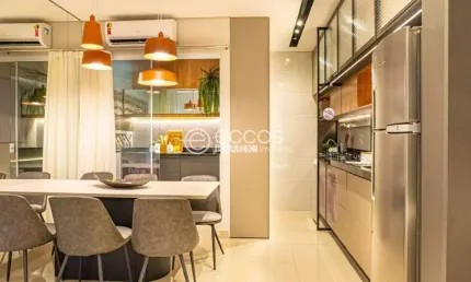 Apartamento à venda, 2 quartos, 1 suíte, 1 vaga, Novo Mundo - Uberlândia/MG