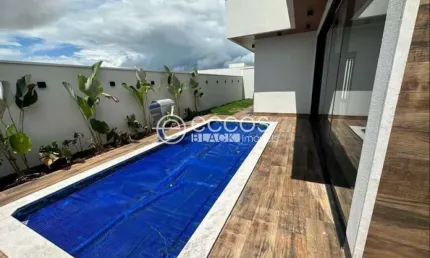 Casa em condomínio à venda, 4 quartos, 4 suítes, 6 vagas, Granja Marileusa - Uberlândia/MG