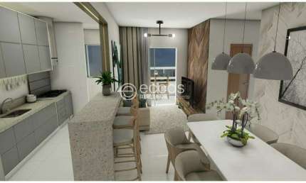 Apartamento à venda, 2 quartos, 1 suíte, 2 vagas, Santa Mônica - Uberlândia/MG