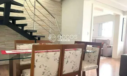Apartamento à venda, 3 quartos, 2 suítes, 2 vagas, santa mônica - uberlândia/mg