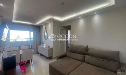 Apartamento à venda, 2 quartos, 1 suíte, 2 vagas, Novo Mundo - Uberlândia/MG