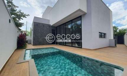 Casa em condomínio à venda, 3 quartos, 3 suítes, 4 vagas, Laranjeiras - Uberlândia/MG